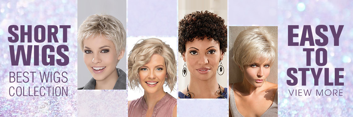 shop short wigs for women