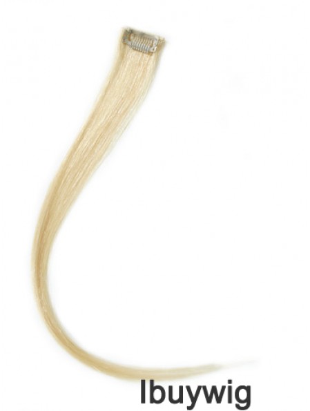 Hairstyles Blonde Straight Remy Human Hair Clip In Hair Extensions