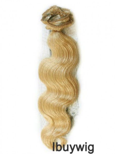 Blonde Wavy Gorgeous Remy Human Hair Tape In Hair Extensions
