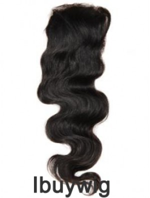 Online Black Long Wavy Lace Closures