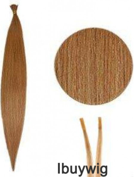 Auburn Straight Stick/I Tip Hair Extensions