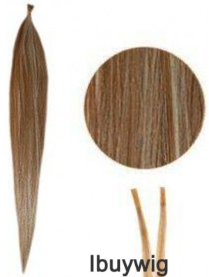 Brown Straight Stick/I Tip Hair Extensions