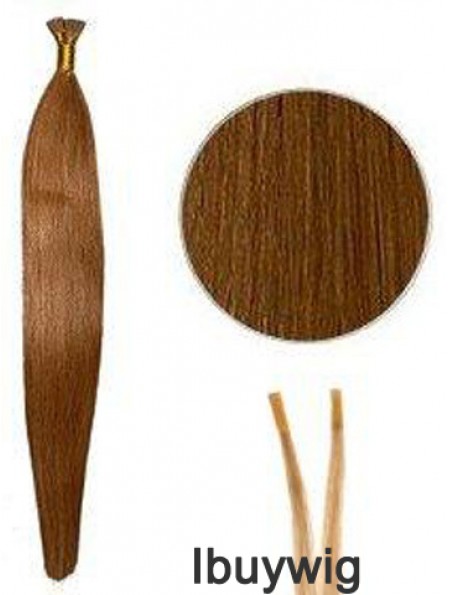 Auburn Straight Stick/I Tip Hair Extensions