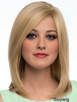 Human Hair Wigs For Women With Bangs Capless Shoulder Length