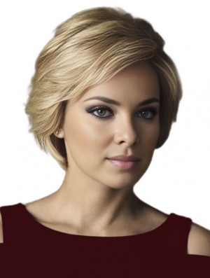 Lace Front Wigs Cheap Layered Cut Straight Style Short Length