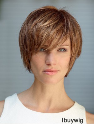 Women's Bob Wigs Chin Length Straight Style Bobs Cut