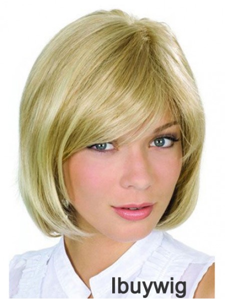 Chin Length Blonde High Quality 10 inch Wavy Bob Wigs