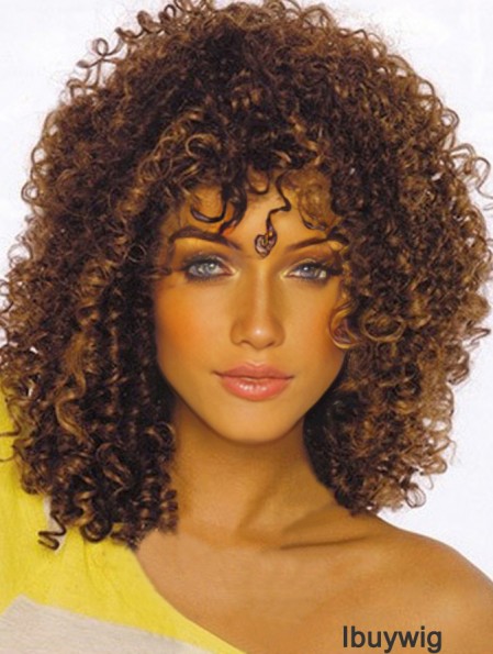 Wigs For African American Women Layered Cut Shoulder Length Kinky Style