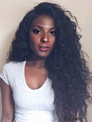 No-Fuss 22 inch Long Kinky Wigs For Black Women