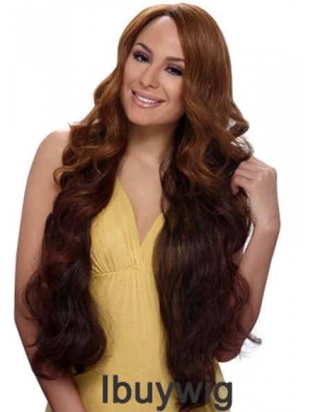 Buy African American Wigs Online With Synthetic Auburn Color Wavy Style