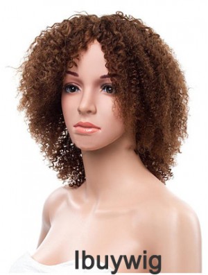 Short African American Hairstyles Remy Human Lace Front Brown Color