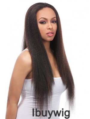 24 inch Black Lace Front Wigs For Black Women