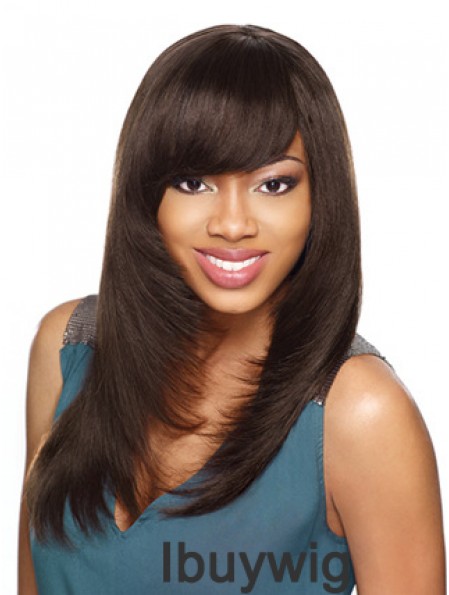 18 inch Brown Lace Front Wigs For Black Women