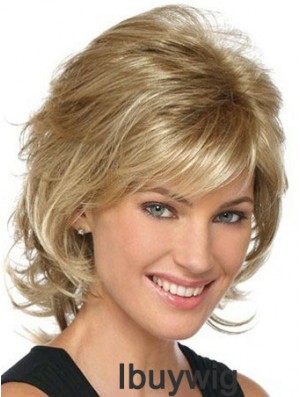 2022 New Blonde Classic Womens Wigs With Lace Front mono Layered Cut Wigs