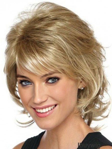 2022 New Blonde Classic Womens Wigs With Lace Front mono Layered Cut Wigs