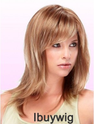 Synthetic Hair Sale With Capless Straight Style Shoulder Length Layered Cut