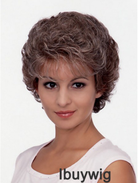 Cheap Beautiful Synthetic Hair Short Length Classic Cut Curly Style