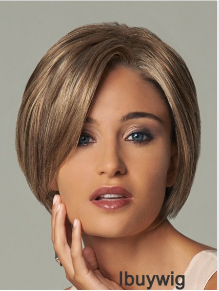 Wavy Layered 8 inch Blonde Comfortable Synthetic Wigs