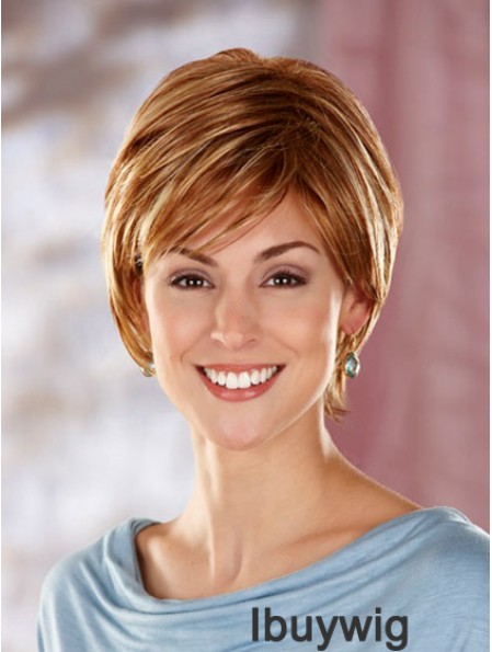 Boycuts Short Auburn Straight Top Petite Wigs