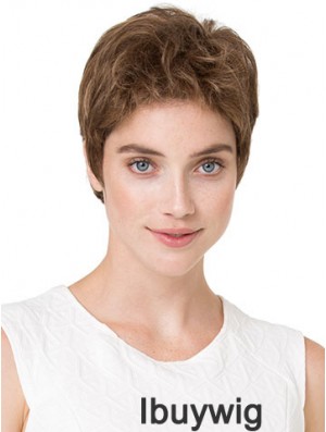 Cheapest 6 inch Wavy Blonde Boycuts Short Wigs