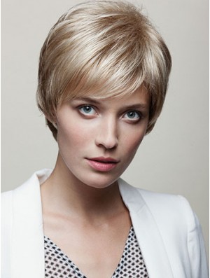 Straight Boycuts 6 inch Fashionable Short Wigs