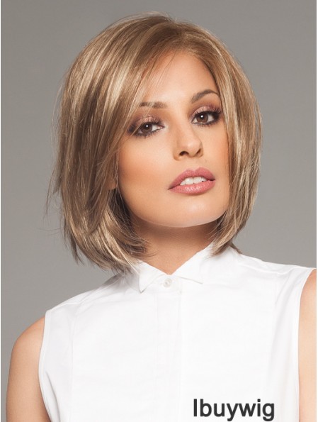 Chin Length Blonde Gorgeous 10 inch Straight Bob Wigs