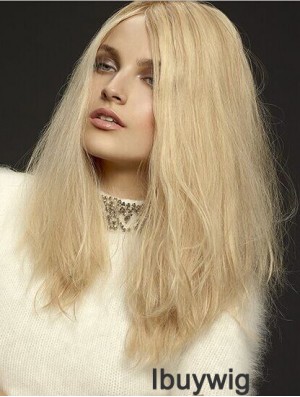 Wavy Layered Lace Front Cheap 18 inch Blonde Long Wigs