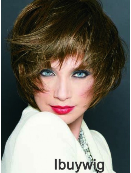 Short Straight Monofilament Blonde Cheapest Bob Wigs