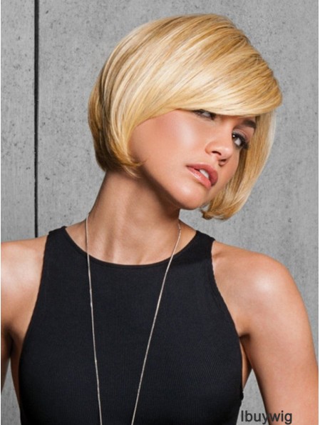 10 inch Chin Length Capless Copper Wig Bob