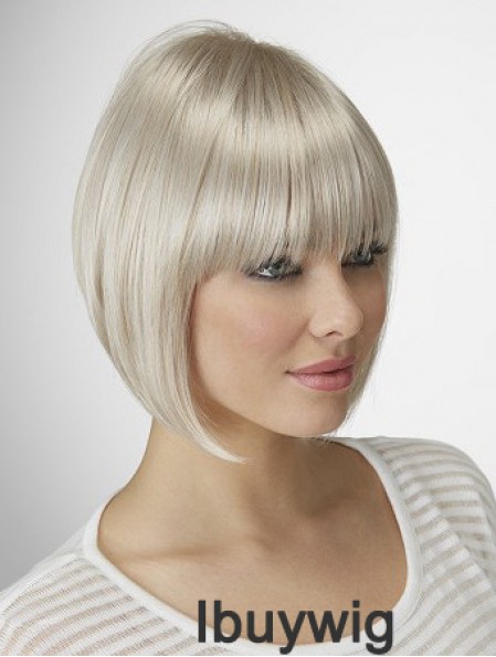 Straight Chin Length 10 inch Capless Great Bob Wigs