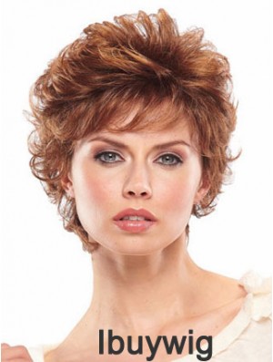 Short Wavy Capless Wigs For Women