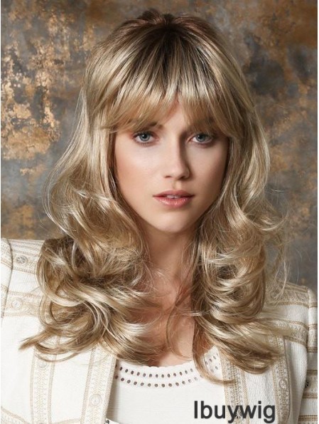 Long Monofilament Blonde 16 inch Classic Lady Wig