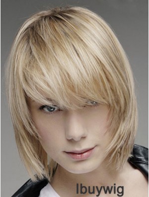 Brown Lace Front Straight Men Hand Tied And Mono Top Human Hair Wig