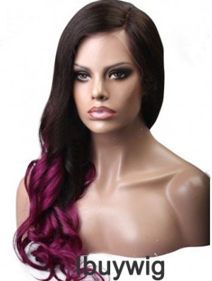 Long Wavy Without Bangs Full Lace 24 inch Hairstyles Black Women Wigs