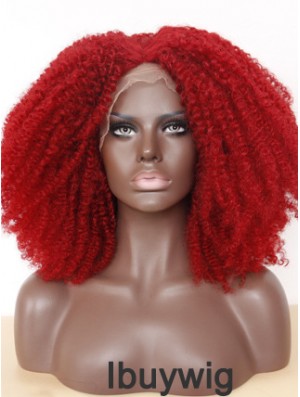 Comfortable 14 inch Long Kinky Wigs For Black Women
