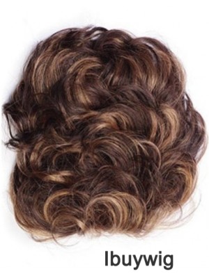 Good Auburn Curly Remy Human Hair Clip In Hairpieces