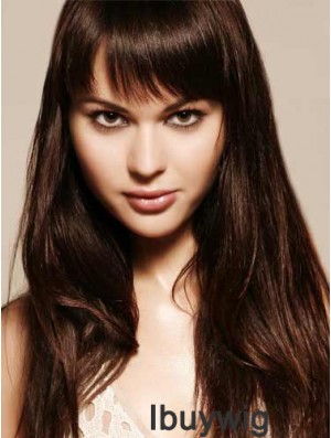 Remy Human Hair Auburn Fringe Extensions